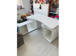 Стол компьютерный Джаз-15 белый правый фото покупателя 141