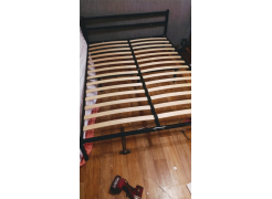 Односпальная кровать Фади 80х200 черная фото покупателя 1320
