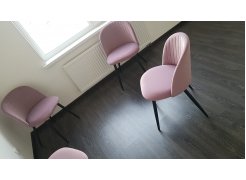 Стул на металлокаркасе Gabi blue / black фото покупателя 133