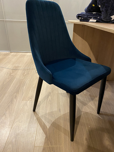 Стул на металлокаркасе Kora dark gray / black фото покупателя 479