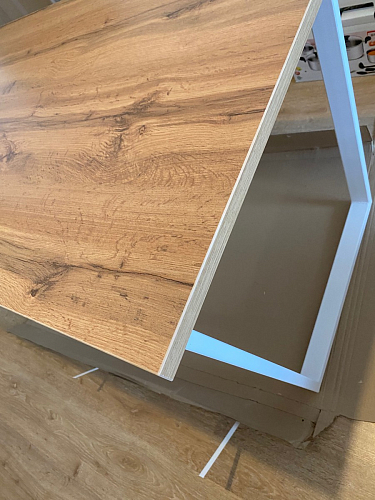 Деревянный стол Лота Лофт 120x75 дуб крафт табачный / черный матовый фото покупателя 424