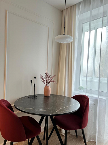 Стул на металлокаркасе Gabi 1 light purple / black фото покупателя 566