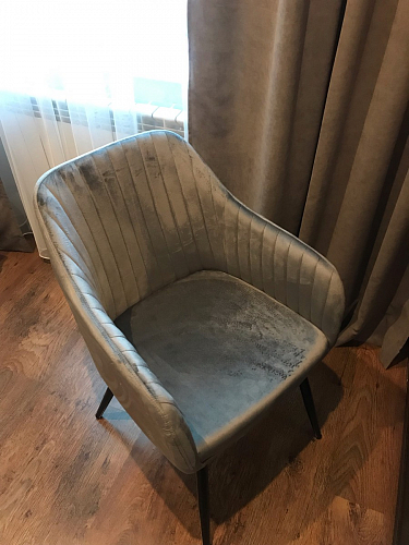 Стул на металлокаркасе Slam dark beige фото покупателя 73