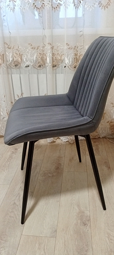 Стул на металлокаркасе Седа К латте / черный фото покупателя 294