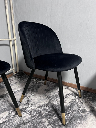 Стул на металлокаркасе Gabi 1 light purple / black фото покупателя 557