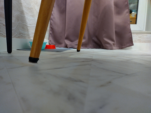 Стул на металлокаркасе Morgan light blue / black фото покупателя 13