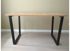 Стол Лота Лофт 140 25 мм черный матовый / бетон фото покупателя 684