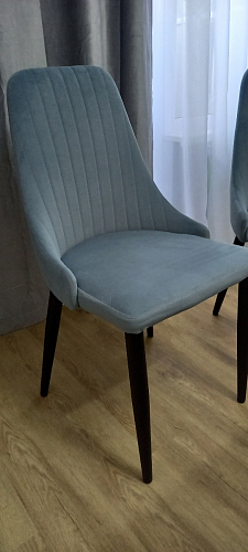 Стул на металлокаркасе Kora green / black фото покупателя 99