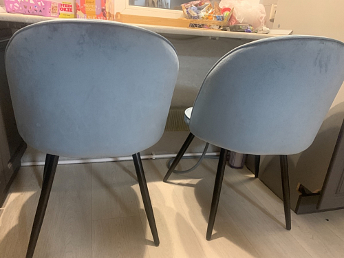 Стул на металлокаркасе Dodo blue фото покупателя 36