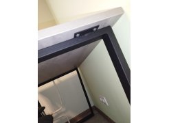 Стол Лота Лофт 140 25 мм юта / белый матовый фото покупателя 960