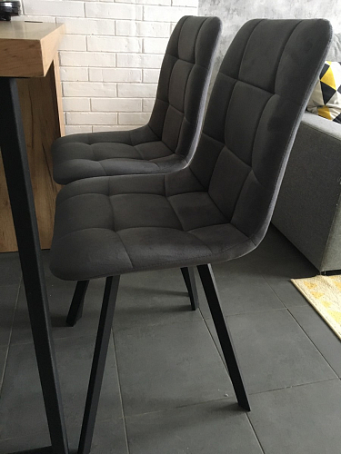 Комплект стульев Чилли 2 шт бежевый / черный фото покупателя 998