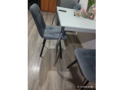 Стул на металлокаркасе Чилли черный фото покупателя 534