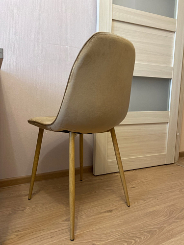 Стул на металлокаркасе Capri голубой фото покупателя 40