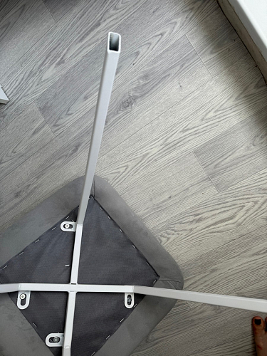 Стул на металлокаркасе Чилли К темно-серый (velutto 32) / черный фото покупателя 353