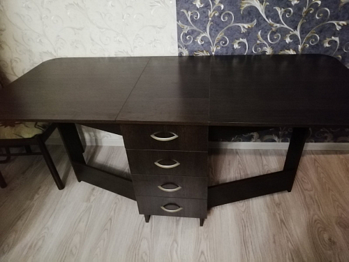 Стол-книжка Глория 606 М с ящиками дуб сонома фото покупателя 32