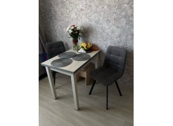 Стул на металлокаркасе Чилли светло-серый / черный фото покупателя 455