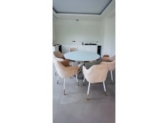 Стол Twist steel / white фото покупателя 15