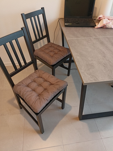 Деревянный стол Лота Лофт 120х75 белый матовый / дуб крафт золотой фото покупателя 888