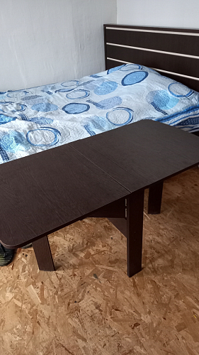 Стол-книжка СтК6 венге / дуб молочный высота 54 см фото покупателя 52