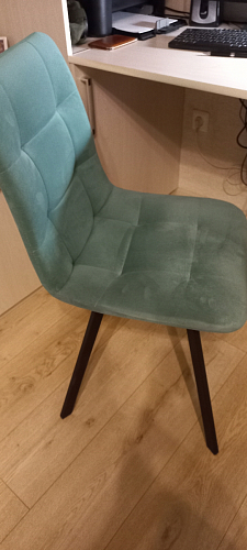 Стул на металлокаркасе Чилли синий / белый фото покупателя 1160