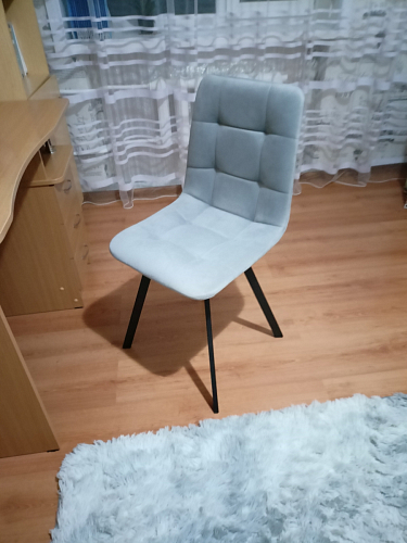 Стул Чилли 2 темно-серый  / черный фото покупателя 1187