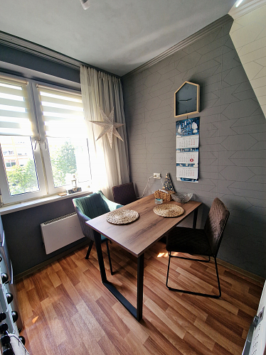 Стол Лота Лофт 120 25 мм дуб делано темный / черный матовый фото покупателя 1028