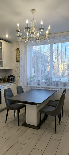 Стул на металлокаркасе Kora dark gray / black фото покупателя 344