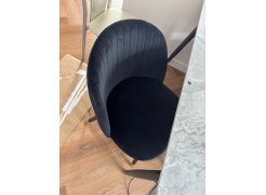 Стул на металлокаркасе Gabi 1 бежевый / черный с серебряными наконечниками фото покупателя 572