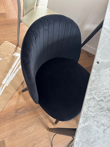 Стул на металлокаркасе Gabi gray / black фото покупателя 572