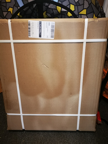 Тумба Ханна черная / красная  - Уцененный экземпляр фото покупателя 19