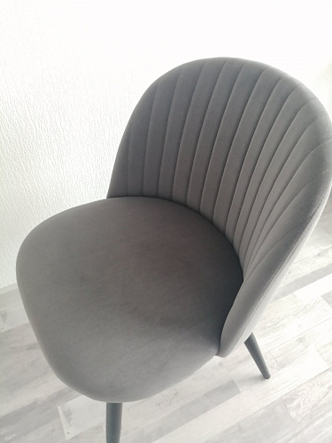 Стул на металлокаркасе Gabi 1 light purple / black / gold фото покупателя 319