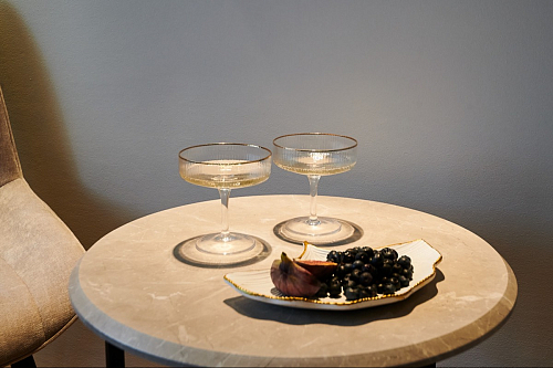 Журнальный столик Грейс мрамор серый / белый фото покупателя 4