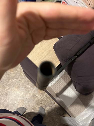 Стул на металлокаркасе Seda 01 blue / gold / black фото покупателя 27