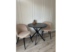 Стул на металлокаркасе Gabi 1 light purple / black фото покупателя 363