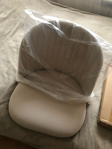 Стул на металлокаркасе Gabi 1 темно-серый / черный фото покупателя 82