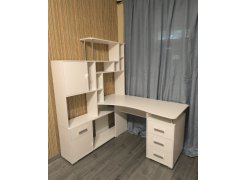 Стол компьютерный Джаз-15 белый правый фото покупателя 150