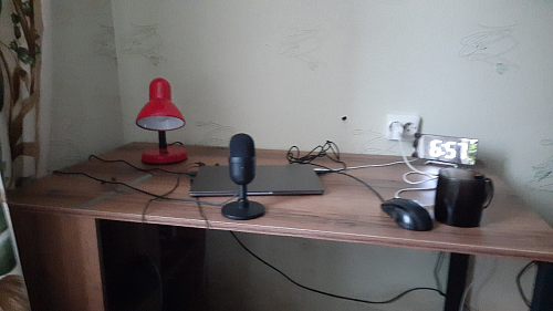 Письменный стол Битти Лофт 116х60х75 дуб вотан / черный матовый фото покупателя 84