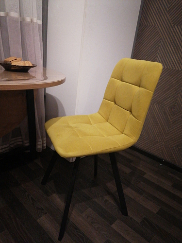 Стул на металлокаркасе Чилли зеленый / белый каркас фото покупателя 60