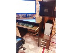 Компьютерный стол Джаз-24 левый белый фото покупателя 53