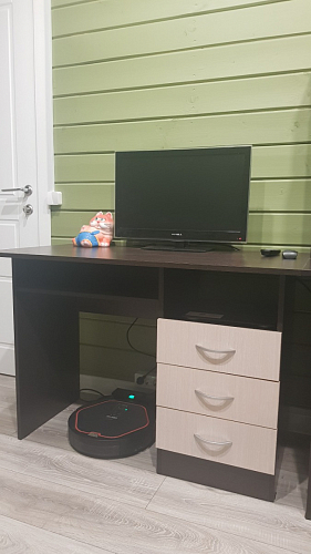 Стол письменный Бриз МДФ волна лайм / ясень светлый фото покупателя 169