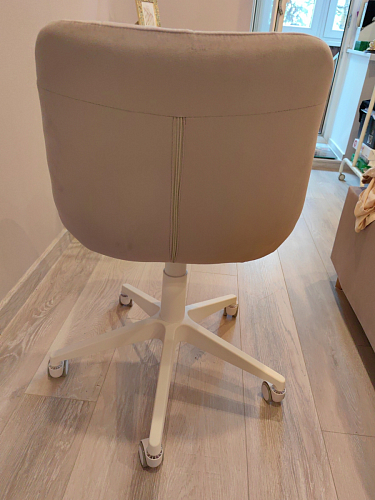 Кресло Келми 1  / AV 245 белый каркас синий микровелюр (neo 25) фото покупателя 2