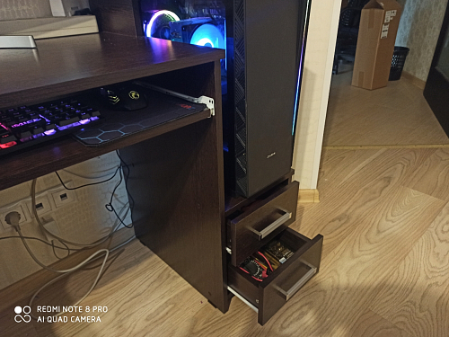 Компьютерный стол Джаз-24 левый венге фото покупателя 173