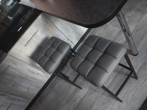 Барный стул Лофт катания лаванда / белый матовый фото покупателя 113