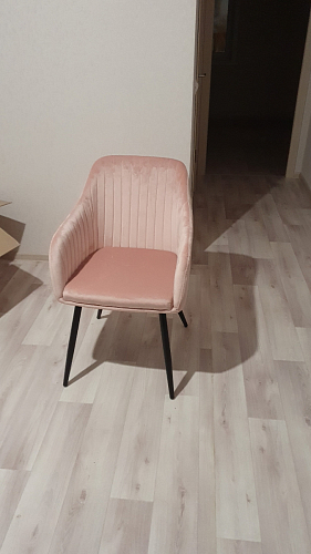 Стул на металлокаркасе Slam розовый фото покупателя 22