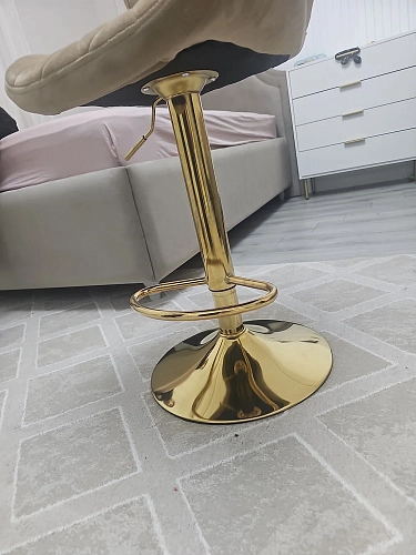 Барный стул Porch dark beige / chrome фото покупателя 21