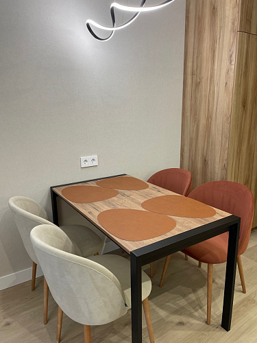 Стол Центавр бетон / графит фото покупателя 48