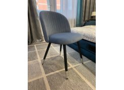 Стул на металлокаркасе Gabi 1 gray / black фото покупателя 647