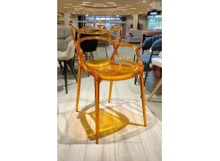 Пластиковый стул Masters прозрачный / зеленый из шоурума 3