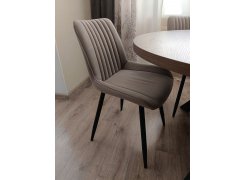 Стул на металлокаркасе Вейв П темно-серый / черный фото покупателя 95