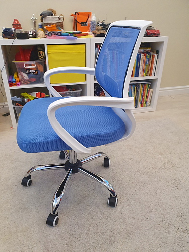 Компьютерное кресло Ergoplus light gray / white фото покупателя 29